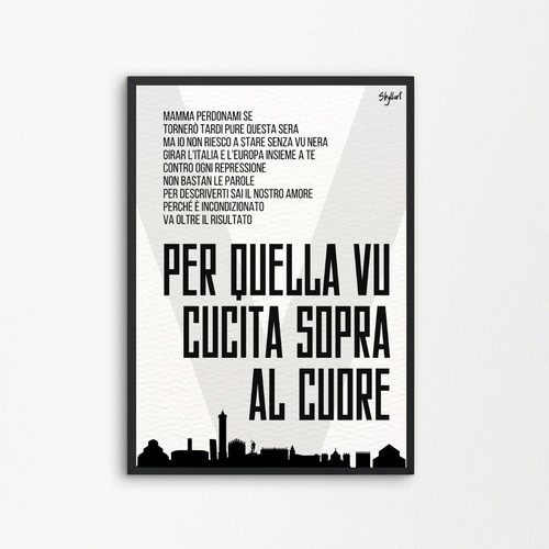 Poster quadro calcio - poster, tifosi