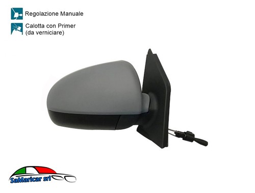 Specchio destro manuale primer - specchio,