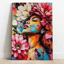 ✅ Quadro, donna astratta