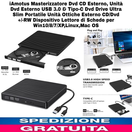 Masterizzatore dvd esterno - dvd,