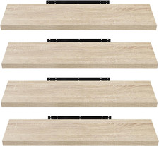 Set Di 4 Mensole Da Muro, Noce