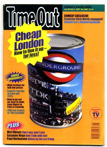 Time out magazine 1380 1997 - out,