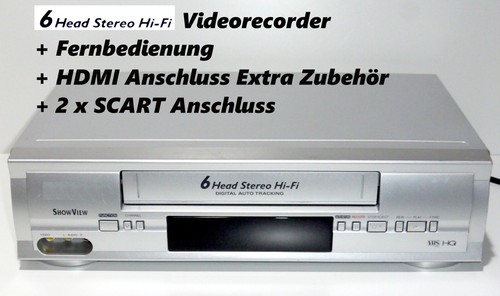Videoregistratore vhs - videoregistratore, 6
