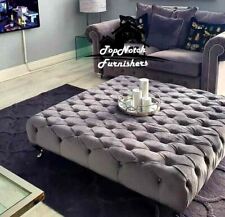 Poggiapiedi/tavolino Chesterfield, Pouffe. Lunghezza 30 pollici x larghezza 30 pollici