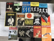 LOTTO DI 15 MANUALI DELLLE ARTI MARZIALI KUNG-FÙ KARATÈ JUDO AIKIDO NASATOSHI