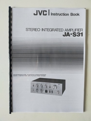 Manuale amplificatore jvc - amplificatore,