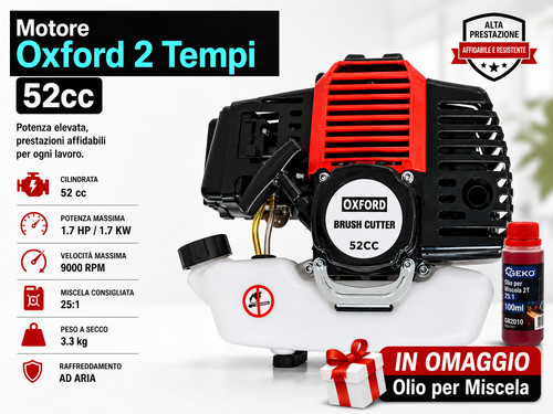 Motore oxford 52cc 2 tempi - ,