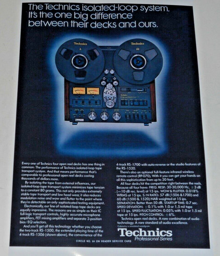 Technics 1500 rs 1506 - rs-1500,, rs-1506