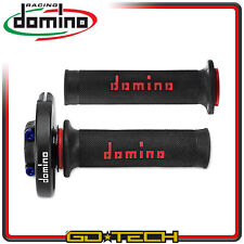 COMANDO GAS RAPIDO DOMINO GP RACING ALLUMINIO con MANOPOLE MOTO APRLIA RS 125 2T