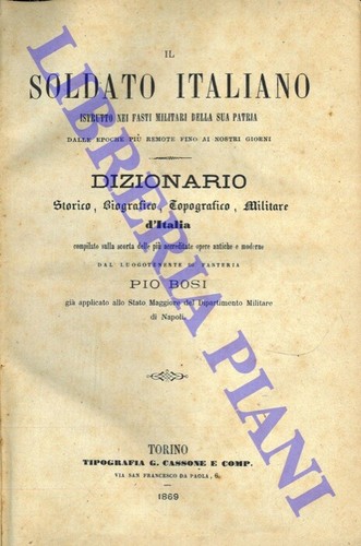 Bosi pio soldato - bosi,