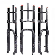 Forcella grassa 20 26 pollici doppia spalla mountain bike sospensione bici forcelle aria