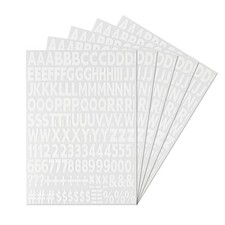 5 fogli di lettere