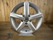 1 x Originali Cerchi Alluminio ASPEN VW Golf 6,5J X 15 Pollici ET50 5K0071495