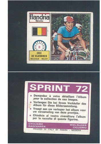 Figurina ciclisti panini - figurina,