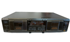 Vintage Sony TC-WE435 Stereo Cassette Deck Doppia Testa Alta Densità Auto Reverse