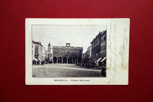 Cartolina mirandola modena - mirandola,