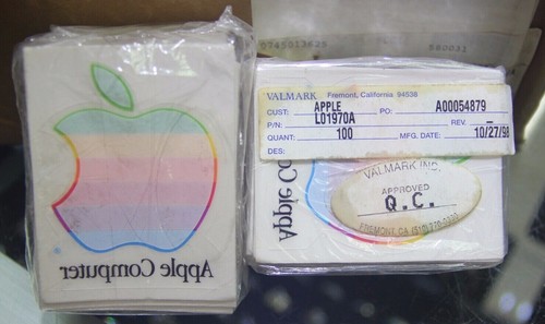 Adesivo vintage apple statico - adesivo,