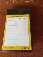 Custodie alta qualità per Videocassette VHS  MARCA SONY NUOVE 