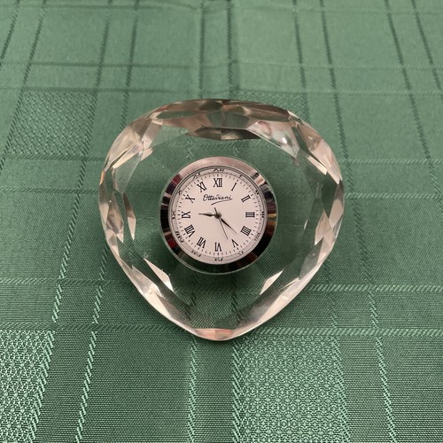 Vtg crystal heart - crystal,
