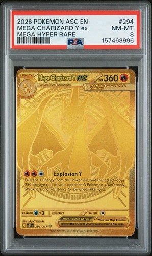 Psa mega charizard ex - psa,