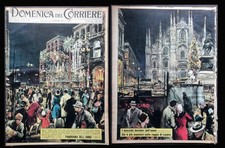 Domenica del  Corriere 1961 #52 Milano natalizia -dischi volanti USA - Kessler