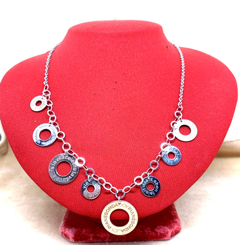 Collana pianegonda argento - in,
