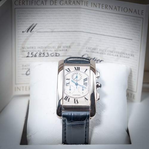 Cartier tank americaine white - cartier,