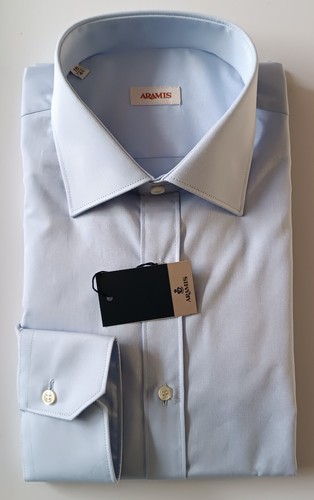 Camicia aramis cotone celeste - camicia,