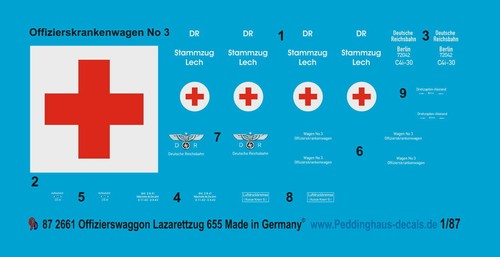 Peddinghaus decals 2661 - decals, 1/87