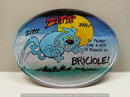 Placca metallo da - in,