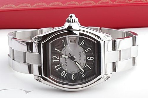 Cartier roadster acciaio ref - cartier,