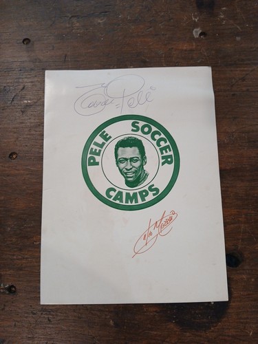Autografo pelé vintage nome - vintage,
