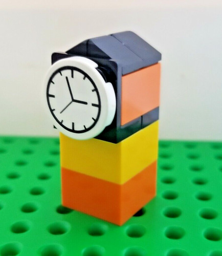 Lego orologio arancione giallo - arancione,