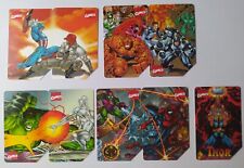 Schede telefoniche - serie comic Marvel heroes e villains + Thor – usate 