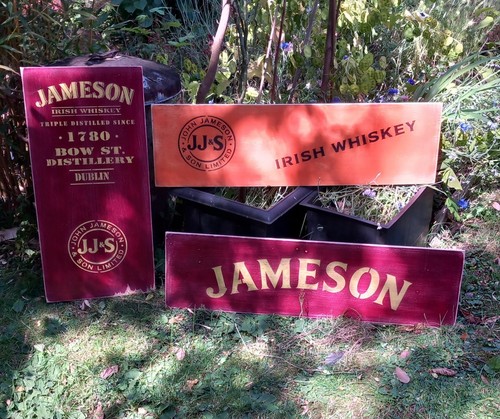 Rustic painted joblot - painted,
