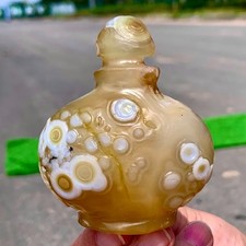 Top 162G!!! Agata occhio di agata Gobi naturale/pietra vaso intagliato Madagascar