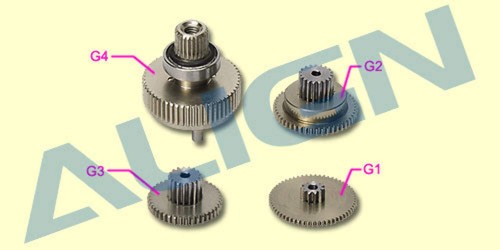 Set ingranaggi servo align - set,