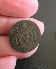 Stato Pontificio Pio VIII Quattrino Romano Anno 1829 Raro