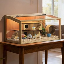 Gabbia per roditori in legno