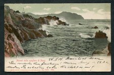 e621 CARTOLINA MAROSI SULLE SCOGLIERE DI NERVI 1906+++