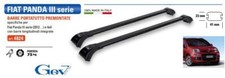 BARRE PORTATUTTO PORTABAGAGLI GEV PREMONTATE PER FIAT PANDA 3 SERIE 2012