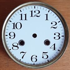 Quadrante in metallo bianco diam. 160 mm con numeri arabi neri per Jungans