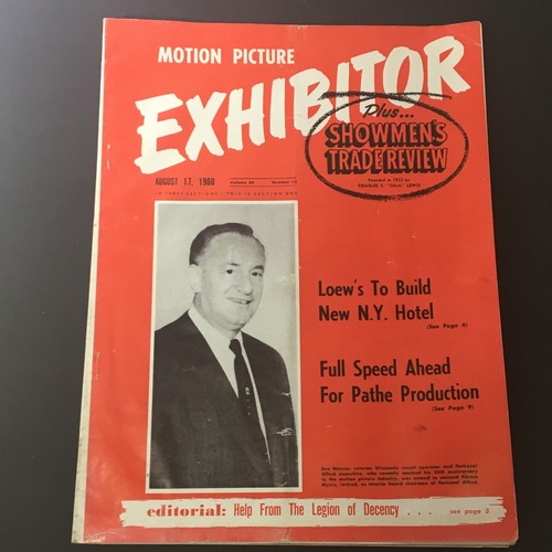 Motion picture exhibitor - picture,