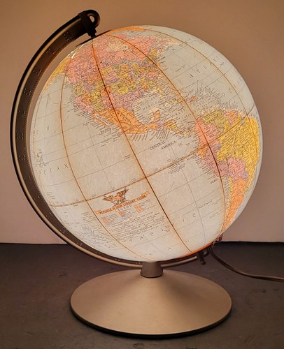 Globo biblioteca vintage