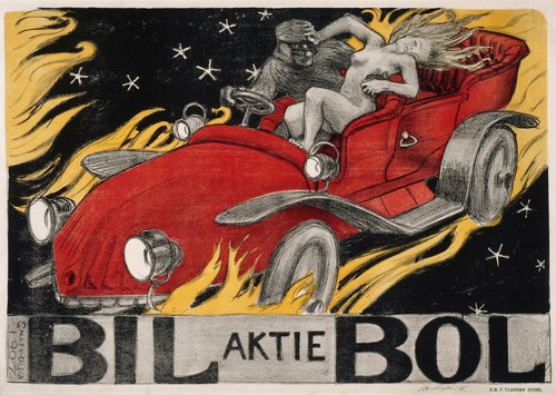 Poster per auto epoca arte - per, d'epoca
