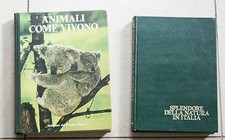 LOTTO SELEZIONE 2 LIBRI ANIMALI COME VIVONO SPLENDORI DELLA NATURA IN ITALIA