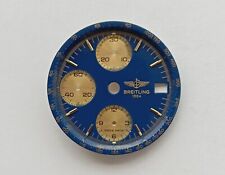 BREITLING Quadrante Blu + Tachimeter Bezel per Chronomat 81950 13047 13048 13050