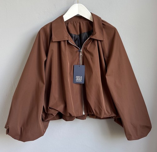 Giacca blouson italy marrone - giacca,