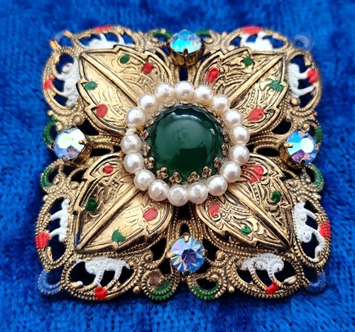 Vintage bijou superbe broche - vintage,