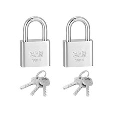 Lpraer Set di 2 lucchetti con
